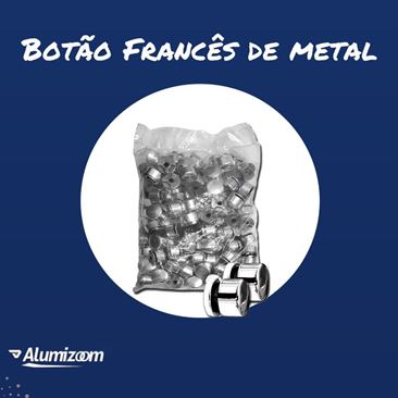 Botão Francês de Metal